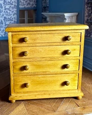 Dolls house miniature 1:12 ARTISAN chest of drawers by IAN HOLORAN