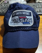 Vintage Nissan Dealer Dick Smith Motors Employee Rope Patch Baseball Cap Men TP