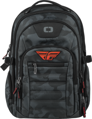 Fly Racing Branded Ogio Backpack, Urban Camo Bag, Black  display picture 3