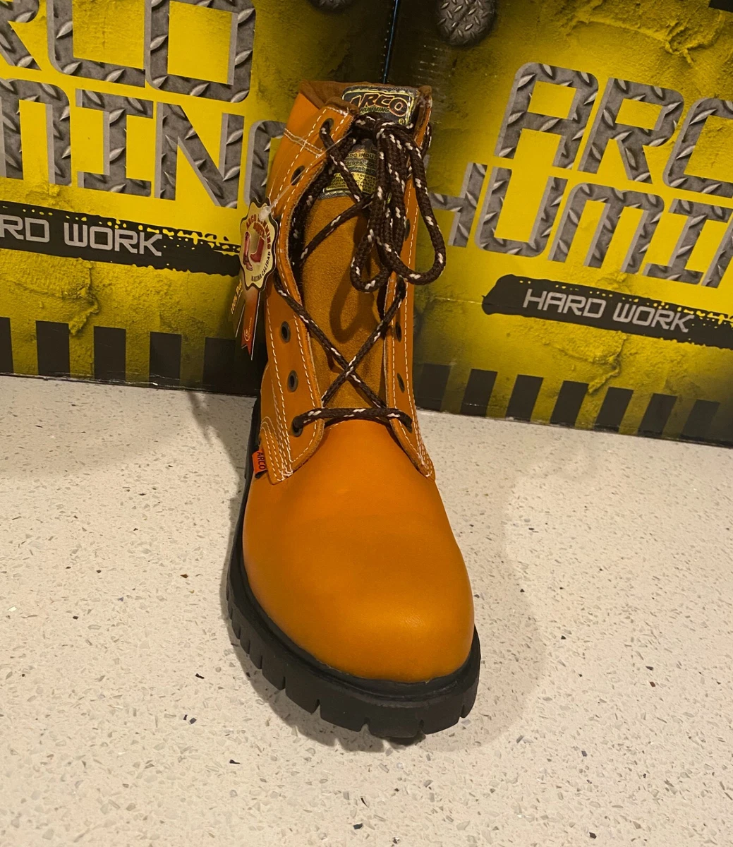 8 inch moc toe work cheap boots