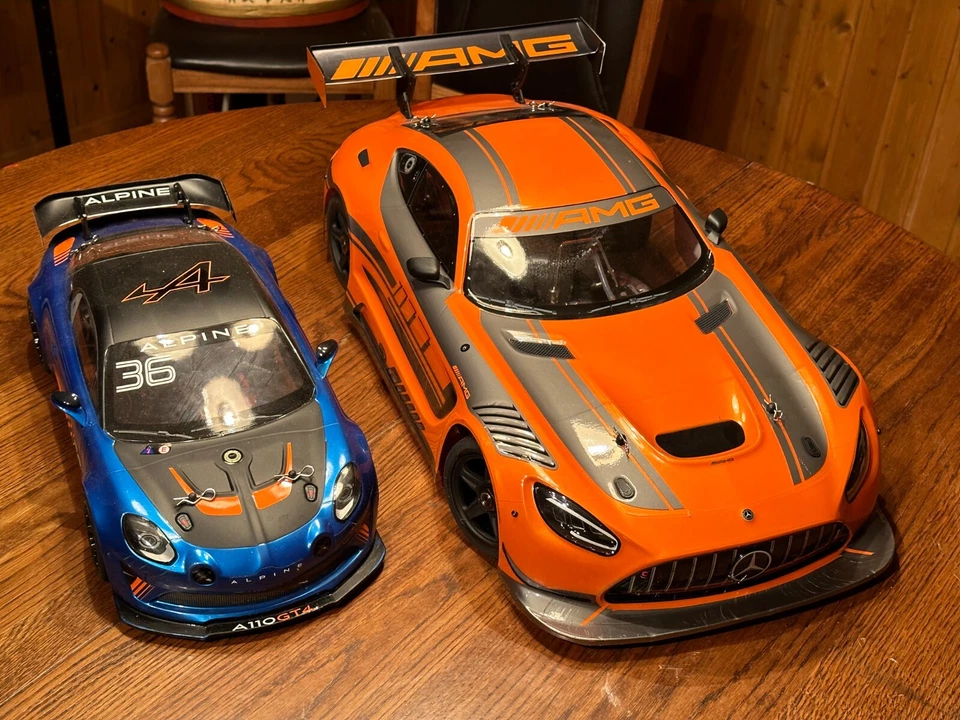 RC Minni Cars 1x 1:8 Kyosho Mercedes AMG GT3 Benzin und Elektro Serpent 1:10 - Bild 4 von 4
