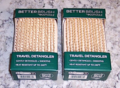 TWO EcoTools Better Brush Travel Detanglers NEW IN BOX
