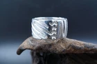 Vintage WILLIAM SPRATLING 1950s Sterling Silver Wide Band Ring Sz 8.5