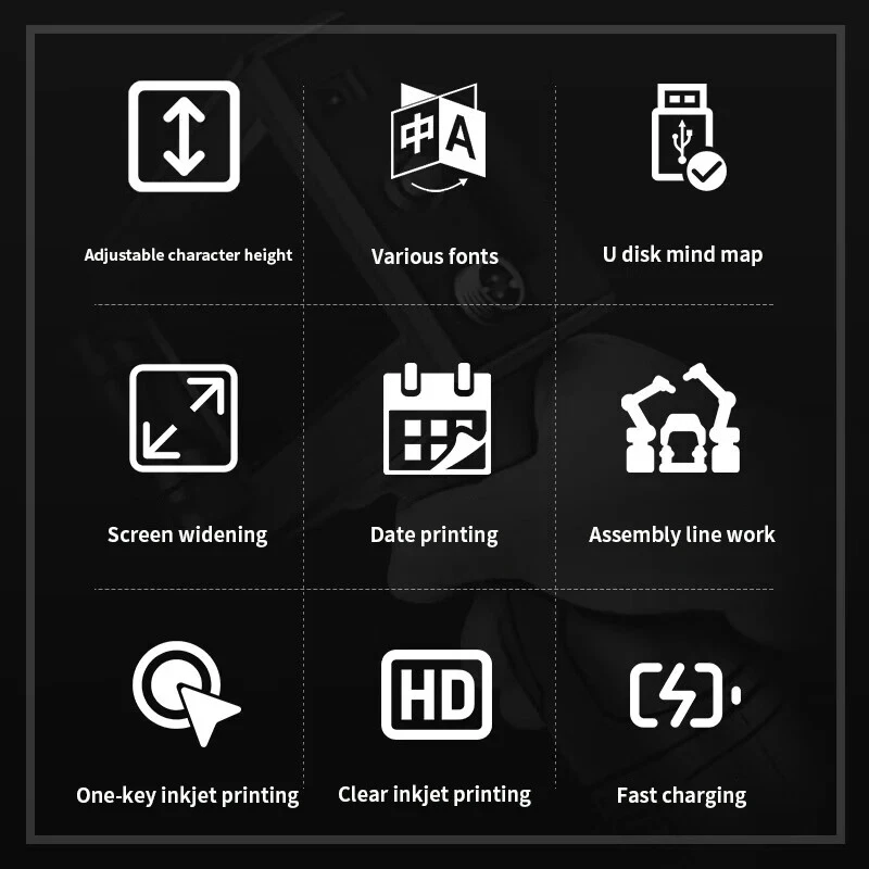Portable Expiry Date Printer Handheld Inkjet Coding Machine for Plastic Bottles - Image 2 of 4