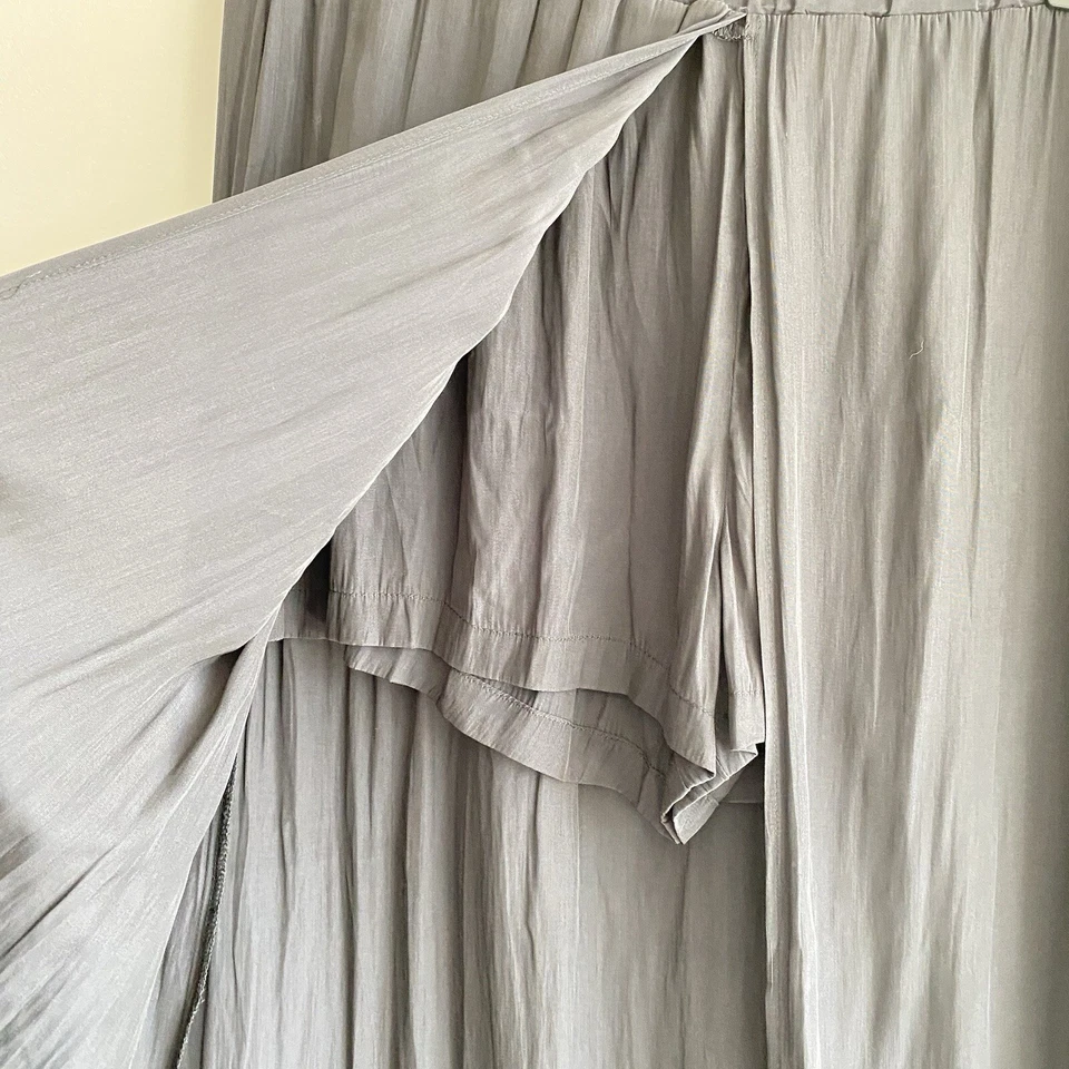 Maxi Skort Ella Moss Negro Sólido Ligero Talla Pequeña Foto 3 de 4