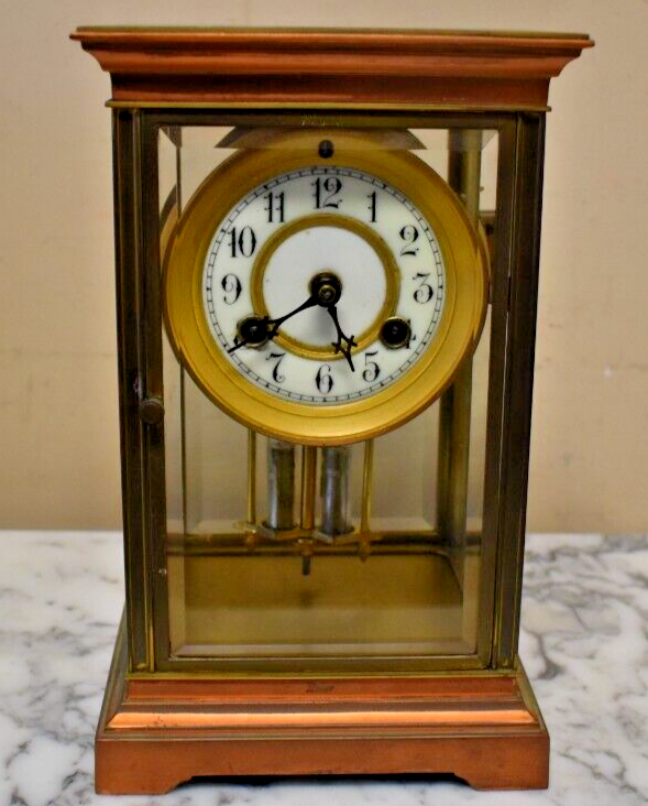 Vintage Waterbury Mantel Clock. No Key eBay