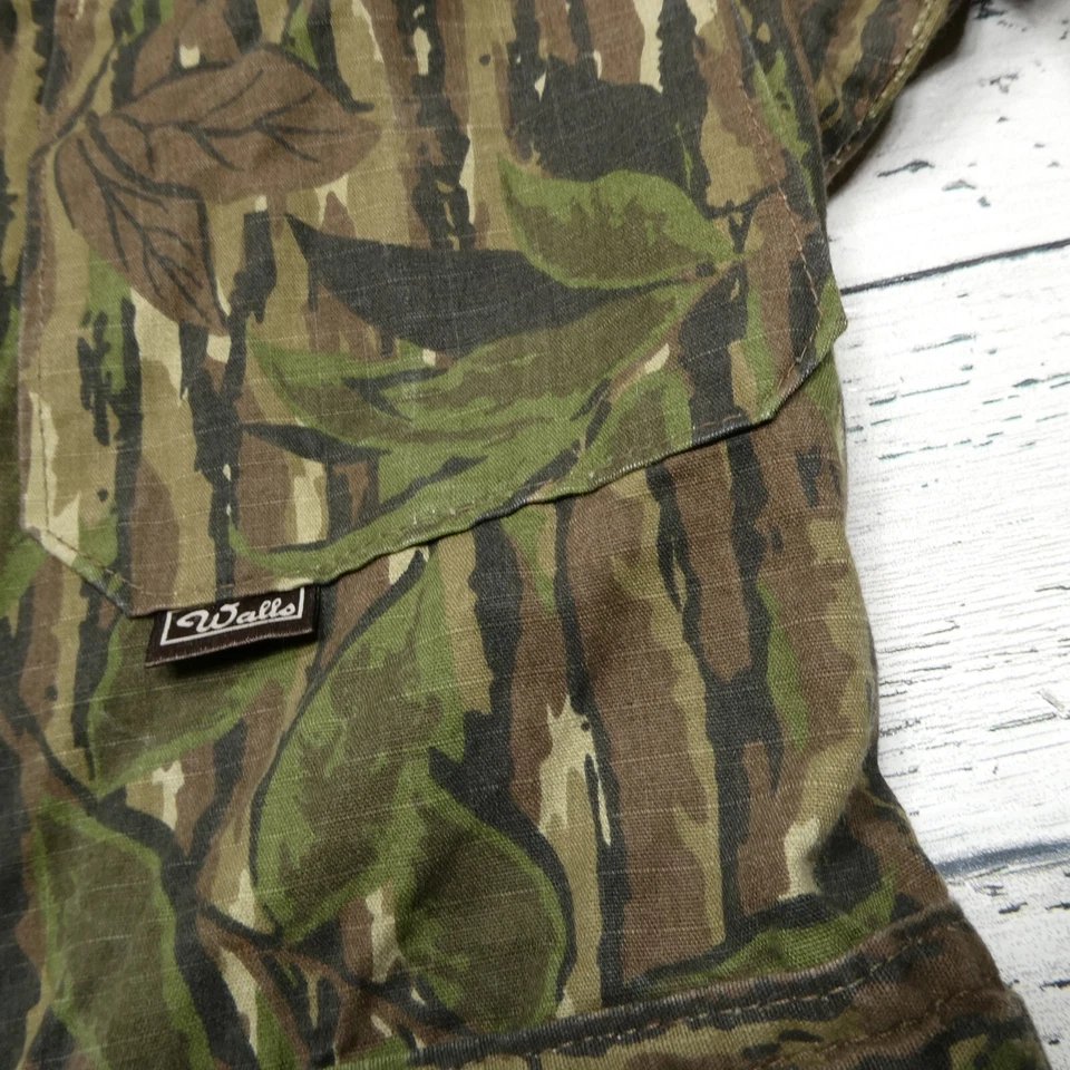 Vintage Walls Coveralls Size L RealTree Original Cotton Canvas Hunting USA Made - Image 3 of 4