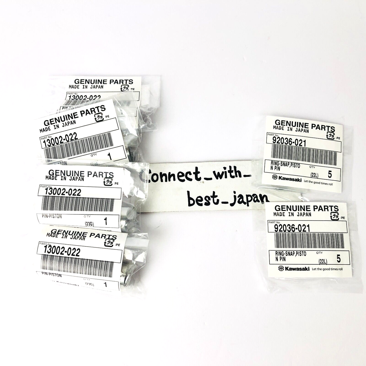 Kawasaki Genuine Z1 KZ1000 KZ900 Piston Pin Circlip 13002-022 x4