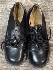 VTG Original Doc Martens Womens US Size 5 Black Leather Chunky England 90s Y2K