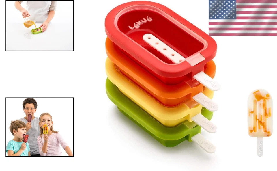 Homemade Freezer Ice Pops - Lékué Multicolor - Image 2 of 4