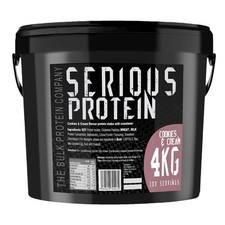 Serious Whey Protein Powder & Casein Blend 4kg Lean Muscle Complex Amazing Value 11.50 per kilo
