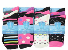 womens socks 3-24 pairs ladies summer cotton rich sock size 4-7 LOT
