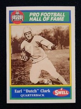 1990 Swell Football Greats Pro Football Hall Of Fame - #4 Dutch Clark