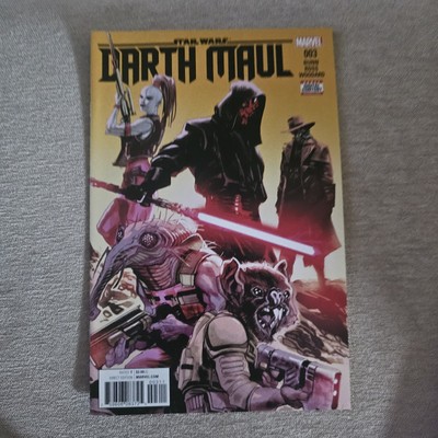 Star Wars Darth Maul #3 (2017) 1st Cover App Of Cad Bane! Marvel Comics 