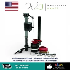 Fluidmaster 400AKR Universal Toilet Repair Kit All in One for 2-Inch Flush Valve
