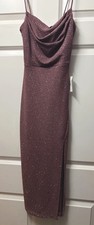Windsor NWT Women’s Special Occasion Dress Sparkly Lavender Bodycon Dress Sz XS!