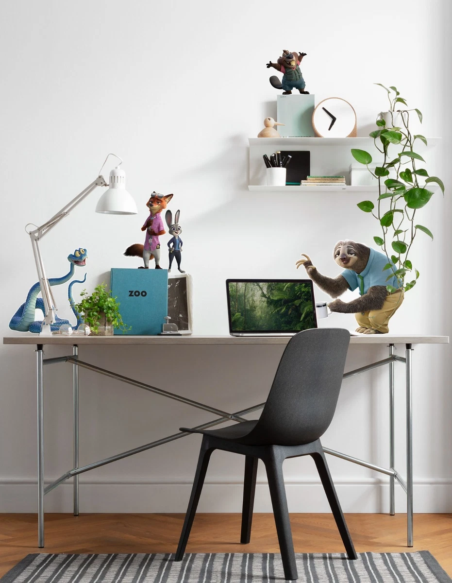 Juego de calcomanías de vinilo 50x70 cm pegatinas de pared y muebles Disney Zootopia habitación infantil