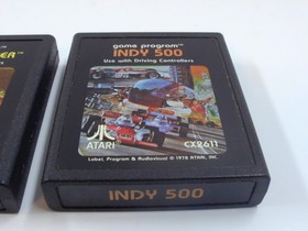 Atari 2600 Lot of 8 Final Approach Joust Spiderman Indy 500 TESTED Carts Only -