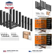 Ladder Rack For Trailer Side Mount For Enclosed Trailer Aluminum Black For...