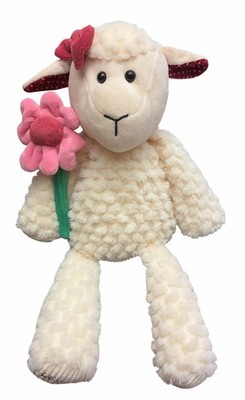 Scentsy Buddy Sweetie Pie Lamb Plush Animal Holding Flower