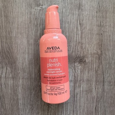 Aveda Nutriplenish Replenshing Overnight Serum 100ml All Hair Types Hydration