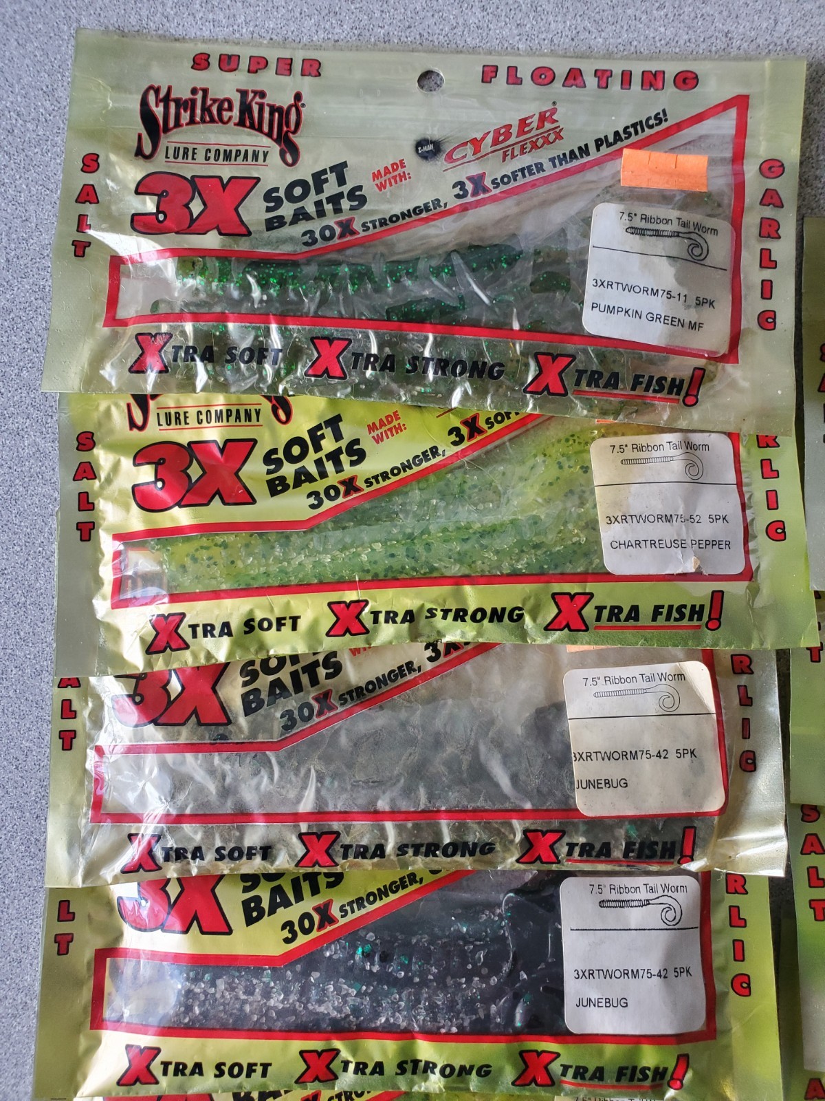 Strike King Fishing Lures Cyber Flexxx Super Floating Lot of 14 pks - Image 2