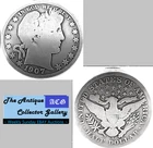 Antique 1907 S Silver  ⌛US San Francisco Mint Barber Half🪙