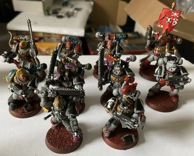 Warhammer 40K - Space Wolves - 10x Grey Hunters + Slayers (R47) Exc