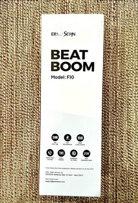 New In Box Erkei Sehn Beat Boom Model F10 Portable Bluetooth Speaker (PureBlack)