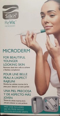 New Silk'n ReVit Microderm Diamond Peeling Tip Exfoliation Kit W Case,skin care