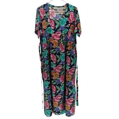 Vintage Diane Von Furstenberg Sz L  The Color Authority Colorful Floral Dress