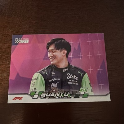 2024 Topps Paddack Pass Formula 1 - Zhou Guanyu #14 Photo Variations