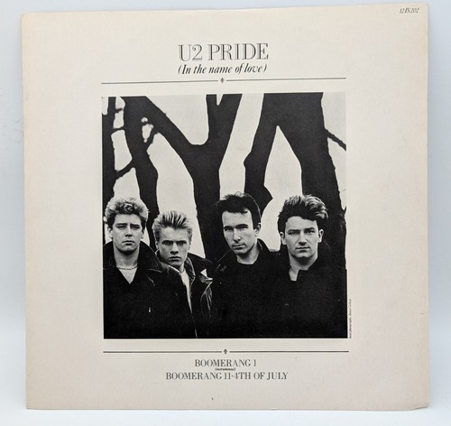 U2 "Pride (In The Name Of Love)" 12" UK Island 45 RPM Single 1984 Near Mint
