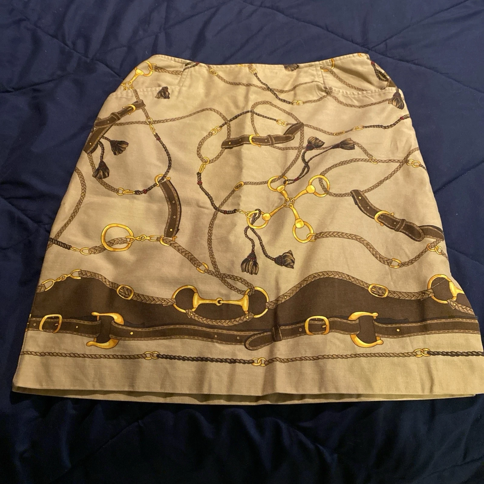Talbots Cowgirl Pencil Skirt