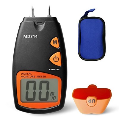Digital Wood Moisture Meter 4 Pin Accurate Moisture Meter for Wood Handheld L...