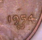 🔥1954 S/S Lincoln Wheat Cent 🔥RPM🔥 Great Example!!!🔥 XF +🔥