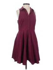 Express - Women's Burgundy Sleeveless, Collared Cocktail Dress, Size 2 - NEW NWT