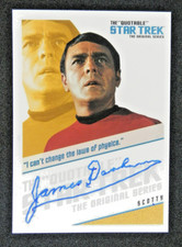 Rittenhouse Quotable Star Trek TOS James Doohan Scotty Autograph Card QA7