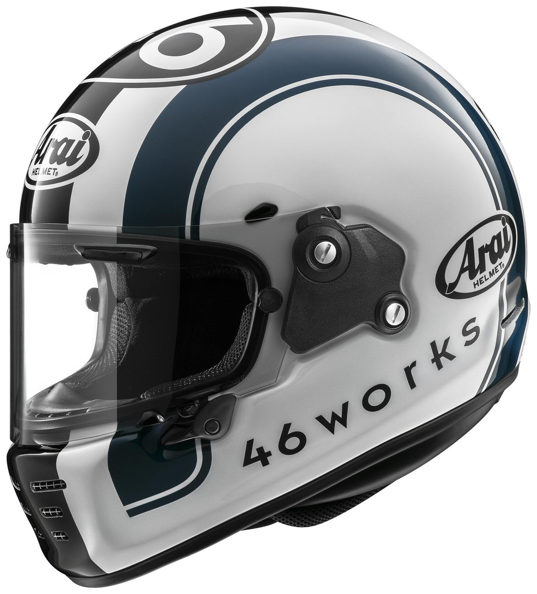 Arai Motorcycle Helmet Full Face RAPIDE NEO 46works RACE, 55 Arai Motorcycle Helmet Full Face RAPIDE NEO 46works RACE, 55