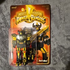 Power Rangers Megazord  Black & Gold  Super7 ReAction 6  Collectible Figure New