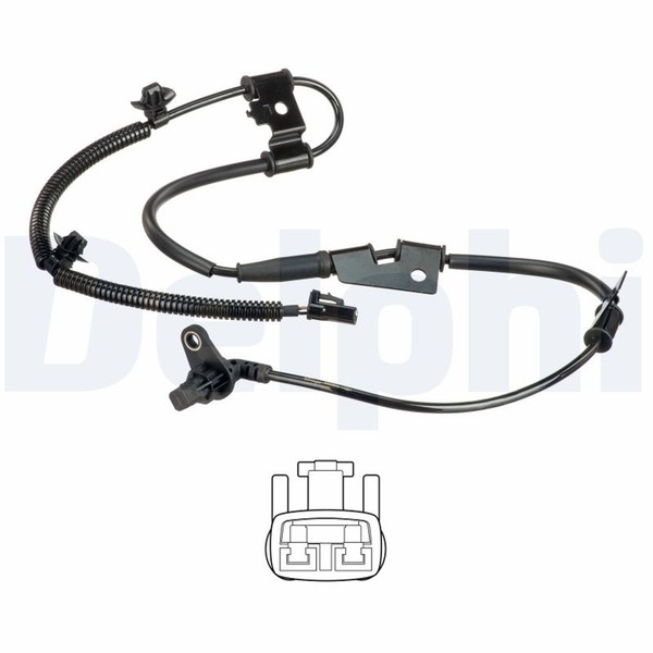 ABS Sensor Raddrehzahl Delphi SS20512 FüR KIA Sportage 2 VAN 16V 4WD Crdi LPG-image