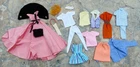 VINTAGE 1960's BARBIE DOLL CLOTHES ~ 15+ PIECES ~BUTTONS & SNAPS