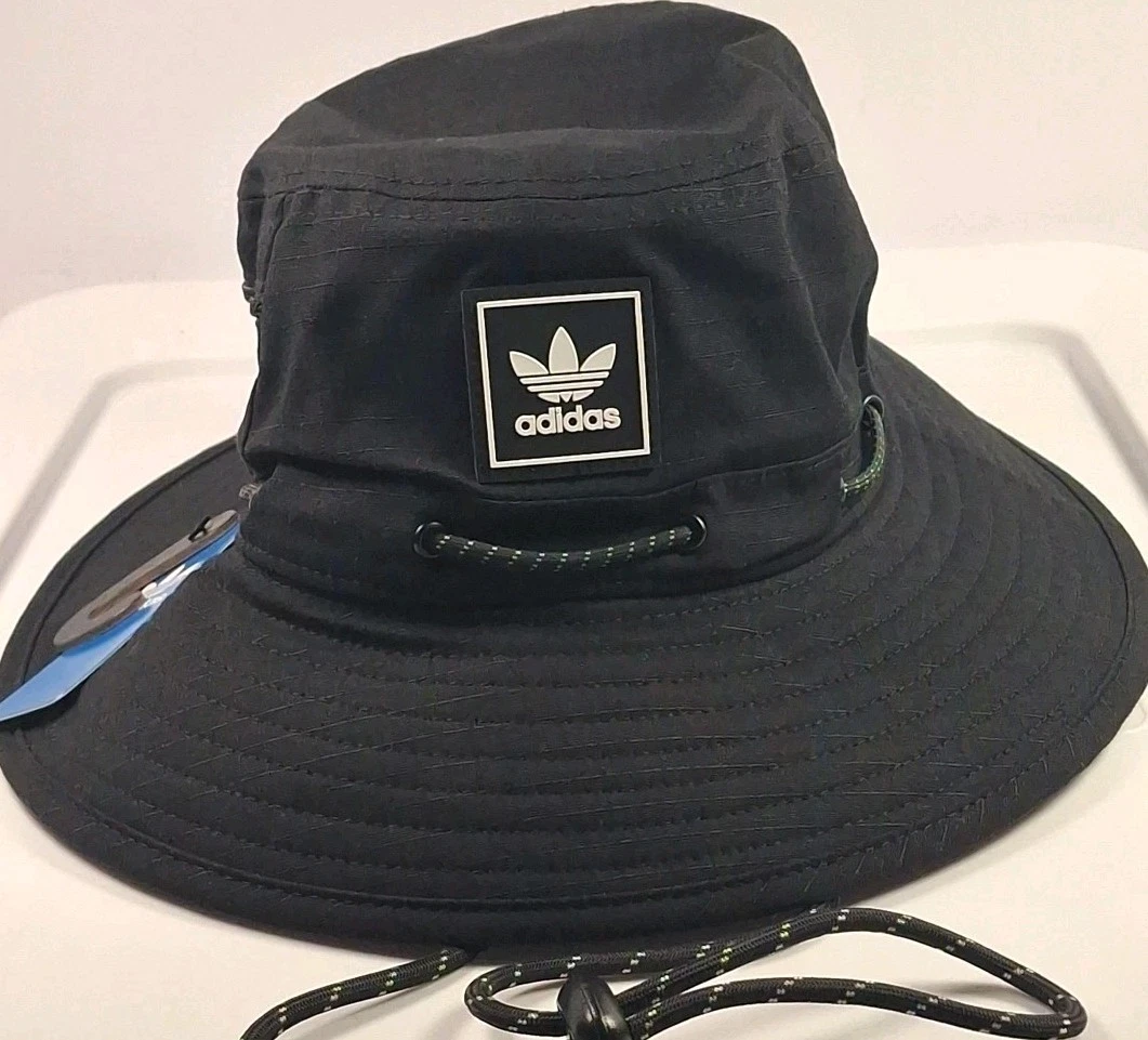 Adidas Originals GA5295 Utility 2.0 Boonie Bucket Hat Side Pocket, Black