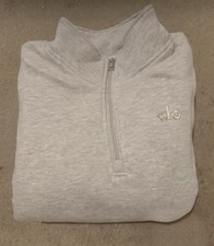 Alo Quarter Zip Oversized Sweatshirt Size S Brand New