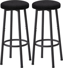 Sedie Cucina Set Da 2, 67 Cm Sgabelli Cucina Bar Moderni Design, Nero Sgabelli B