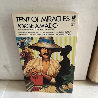 TENT OF MIRACLES by Jorge Amado Avon Bard PB Paperback 1978 1st Print Nice Copy