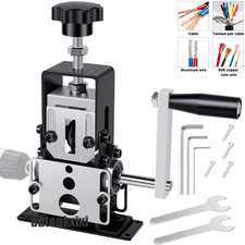 Manual Electric Wire Stripping Machine Cable Stripper Crank Scrap Copper Cutter