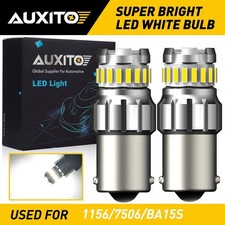 2x Auxito 7506 1156 Ba15s P21w Led White Backup Reverse Light Bulb 2400lm Exc