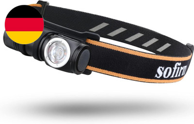 Sofirn HS10 Mini Stirnlampe 1100 Lumen, Led Kopflampe USB Wiederaufladbare Mit 8