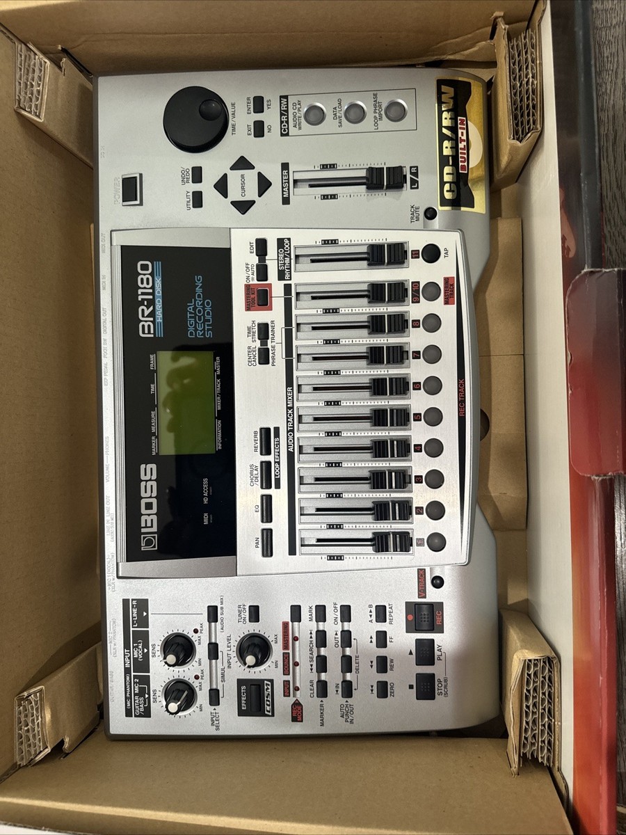 【美品】BOSS ボス BR-1180 CD MTR マルチトラックレコーダー Boss BR-1180 CD Digital Recording Studio Multi Track